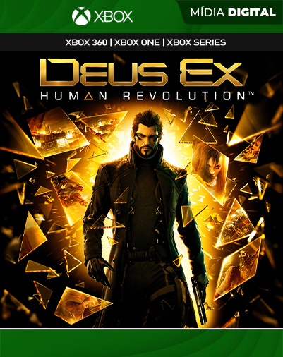 DEUS EX: HUMAN REVOLUTION XBOX 360 Mídia Digital