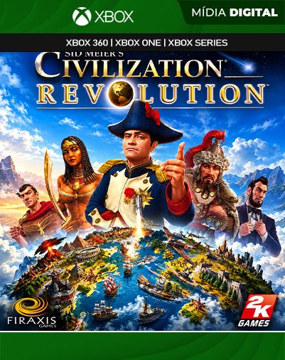 Sid Meier's Civilization Revolution XBOX 360 Mídia Digital