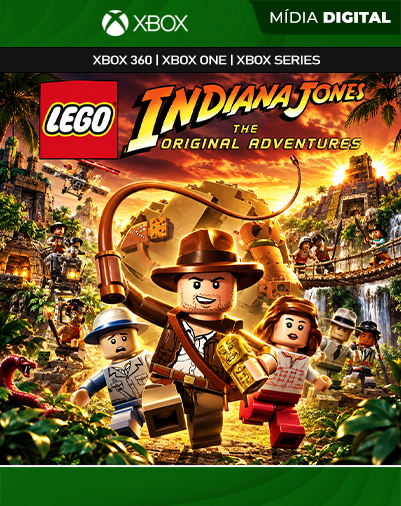 LEGO Indiana Jones: The Original Adventures XBOX 360 Mídia Digital