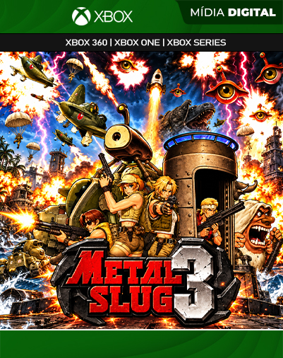 Metal Slug 3 XBOX 360 Mídia Digital