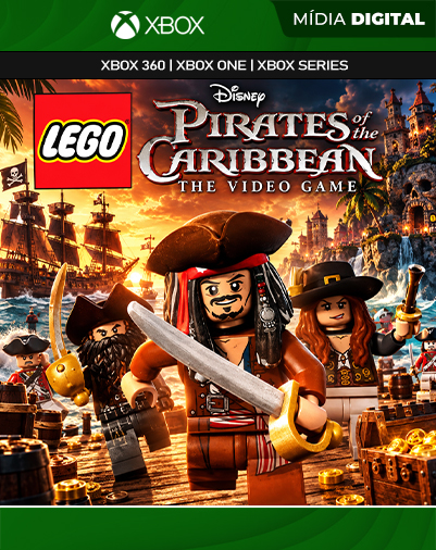 Lego Piratas do Caribe XBOX 360 Mídia Digital