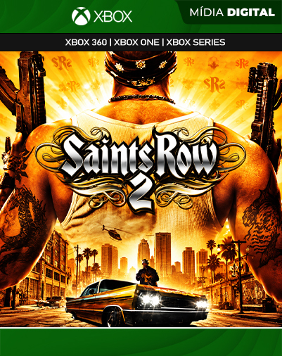 Saints Row 2 XBOX 360 Mídia Digital