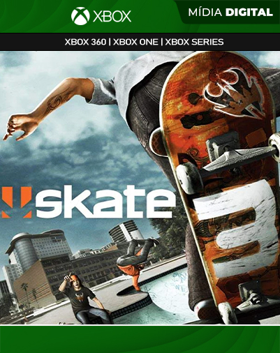 Skate 3 XBOX 360 Mídia Digital