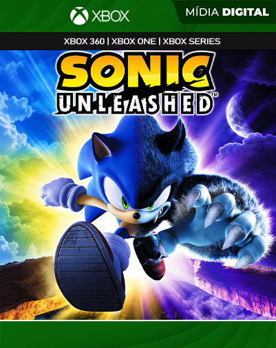 SONIC UNLEASHED XBOX 360 Mídia Digital