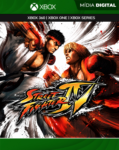 STREET FIGHTER IV XBOX 360 Mídia Digital