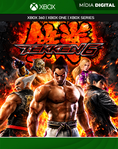 TEKKEN 6 XBOX 360 Mídia Digital