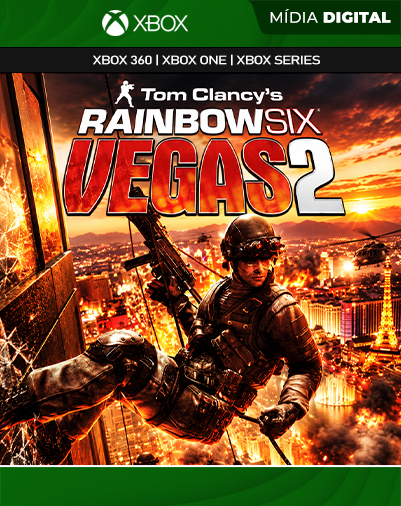 Tom Clancy's Rainbow Six Vegas 2 XBOX 360 Mídia Digital - (cópia)